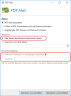 Hideable functions in the PDF Mail dialog (bordered red)
